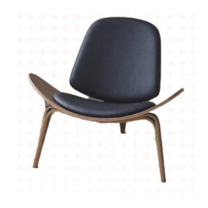 Chaise noire contemporaine