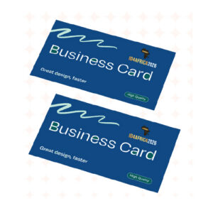 Carte de visite 9x5 cm des deux côtés - Impression Doru (100)